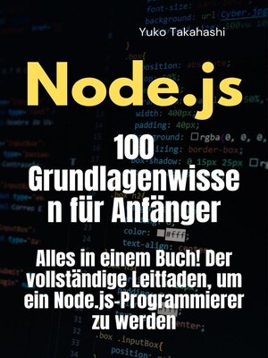 cover image of Grundwissen für NodeJs-Anfänger